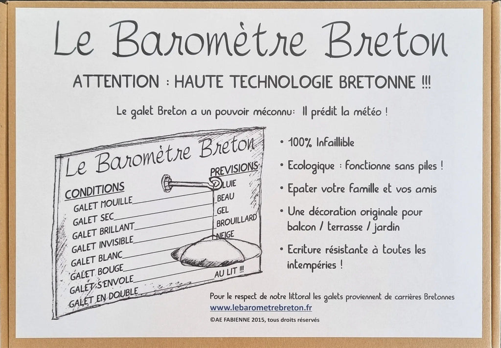 Placard à galets - Le Baromètre Breton LE PLACARD A GALETS
