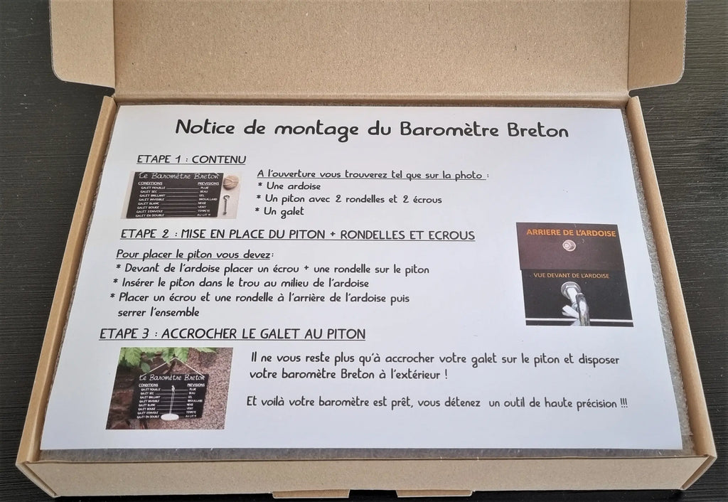 Placard à galets - Le Baromètre Breton LE PLACARD A GALETS