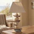 Lampe Galets & Bois Flottés-Hauteur 52 cm LE PLACARD A GALETS