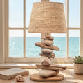 Lampe Galets & Bois Flottés - Hauteur 41 cm LE PLACARD A GALETS