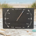 Horloge des marées artisanale sur véritable ardoise, cadran de suivi des marées décoration marine