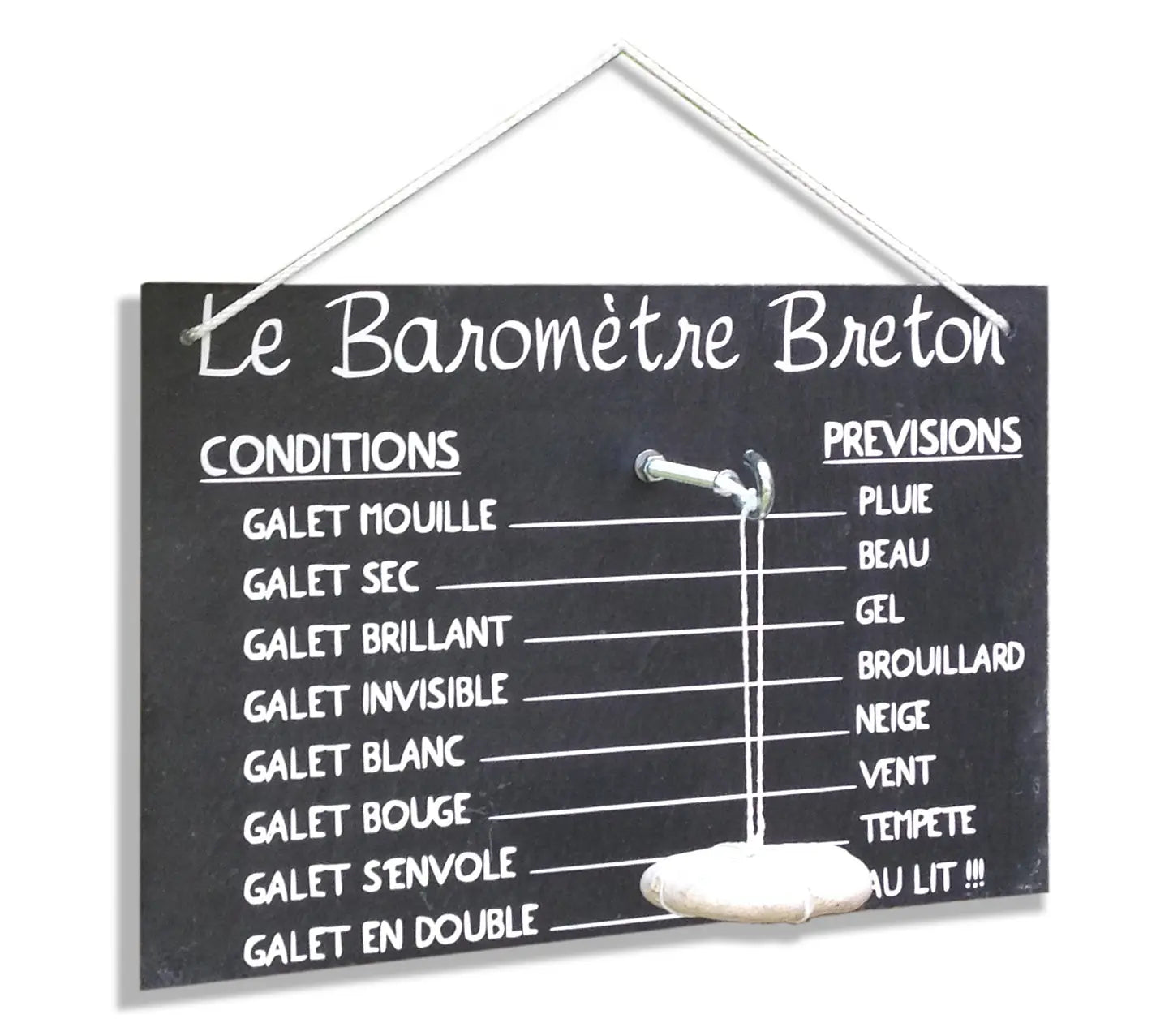 Placard à galets - Le Baromètre Breton LE PLACARD A GALETS