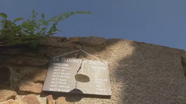 Placard à galets-Le Baromètre Breton